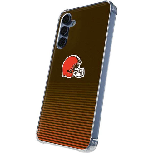 NFL Cleveland Browns Breakaway Galaxy A55 5G Clear Case