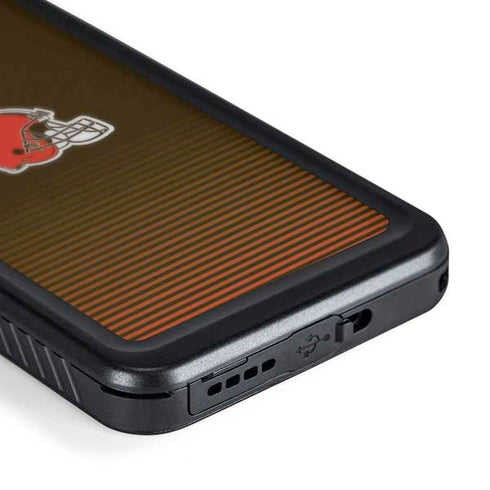 NFL Cleveland Browns Breakaway Galaxy S24 Waterproof Case