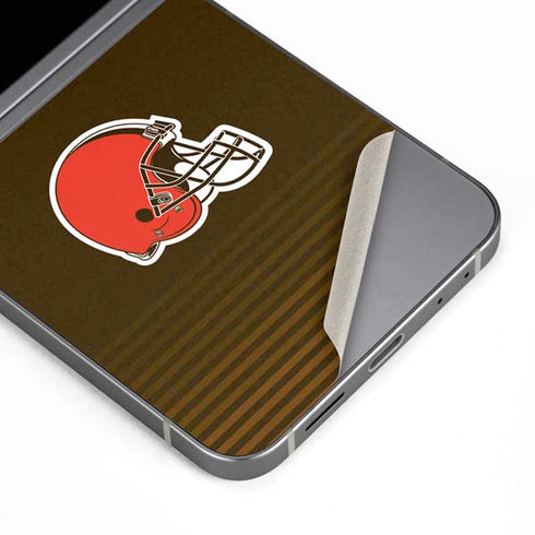 NFL Cleveland Browns Breakaway Galaxy Z Flip6 Skin