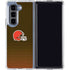 NFL Cleveland Browns Breakaway Galaxy Z Fold5 5G Clear Case