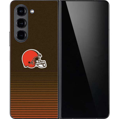 NFL Cleveland Browns Breakaway Galaxy Z Fold5 5G Skin
