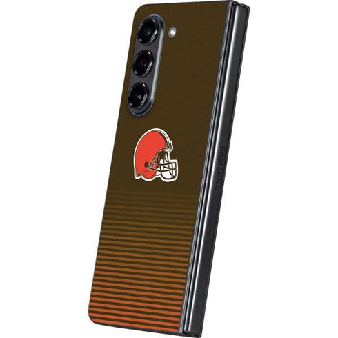 NFL Cleveland Browns Breakaway Galaxy Z Fold5 5G Skin