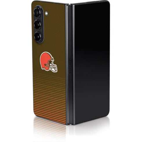 NFL Cleveland Browns Breakaway Galaxy Z Fold5 5G Skin
