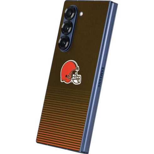 NFL Cleveland Browns Breakaway Galaxy Z Fold6 Skin