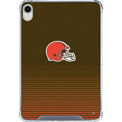 NFL Cleveland Browns Breakaway iPad 11th Gen (2025) Clear Case