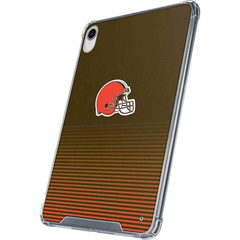NFL Cleveland Browns Breakaway iPad 11th Gen (2025) Clear Case