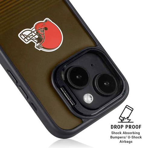NFL Cleveland Browns Breakaway iPhone 14 Kickstand Case