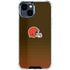 NFL Cleveland Browns Breakaway iPhone 15 Clear Case