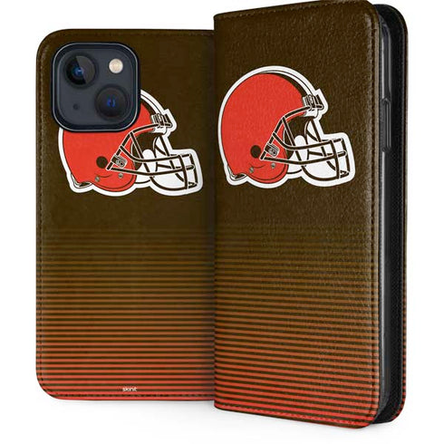 NFL Cleveland Browns Breakaway iPhone 15 Plus Folio Case