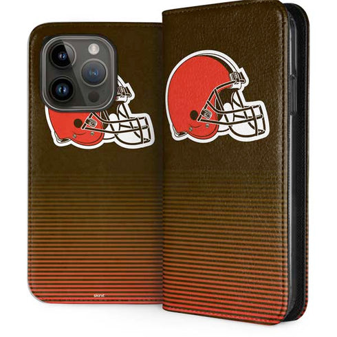 NFL Cleveland Browns Breakaway iPhone 15 Pro Folio Case