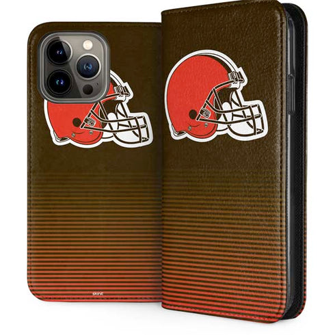 NFL Cleveland Browns Breakaway iPhone 15 Pro Max Folio Case