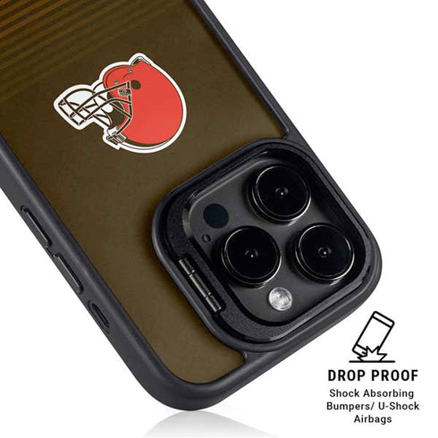 NFL Cleveland Browns Breakaway iPhone 15 Pro Max Kickstand Case