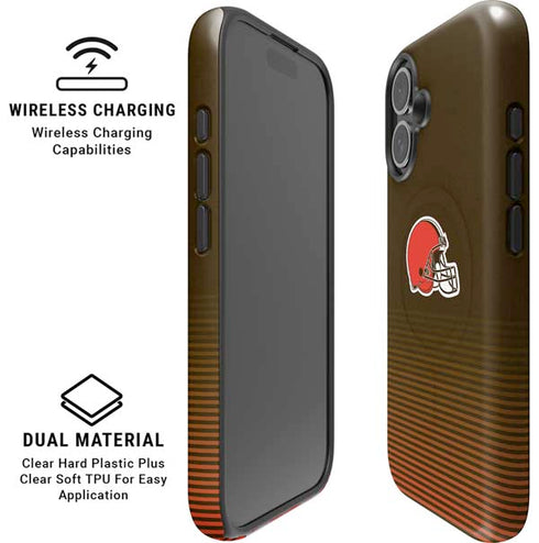 NFL Cleveland Browns Breakaway iPhone 16 Magsafe Impact Case