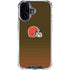 NFL Cleveland Browns Breakaway iPhone 16 Plus Clear Case