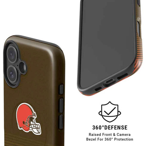 NFL Cleveland Browns Breakaway iPhone 16 Plus Magsafe Impact Case