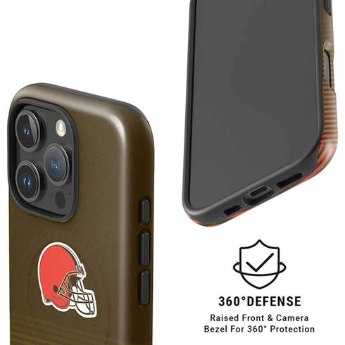 NFL Cleveland Browns Breakaway iPhone 16 Pro Magsafe Impact Case