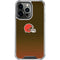 NFL Cleveland Browns Breakaway iPhone 16 Pro Max Clear Case