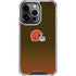 NFL Cleveland Browns Breakaway iPhone 16 Pro Max Clear Case