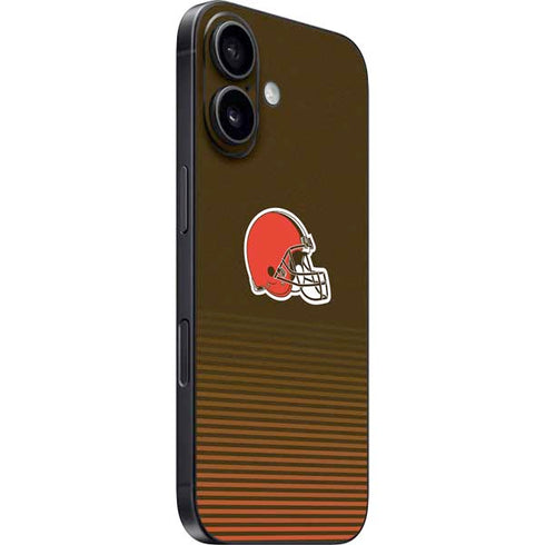 NFL Cleveland Browns Breakaway iPhone 16 Skin