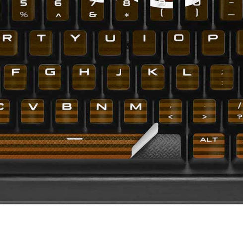 NFL Cleveland Browns Breakaway K95 RGB PLATINUM Mechanical Gaming Keyboard Skin