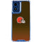 NFL Cleveland Browns Breakaway Moto G 5G (2024) Clear Case