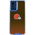 NFL Cleveland Browns Breakaway Moto G Play 4G (2024) Clear Case