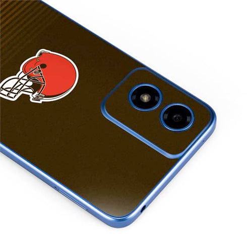 NFL Cleveland Browns Breakaway Moto G Play 4G (2024) Skin