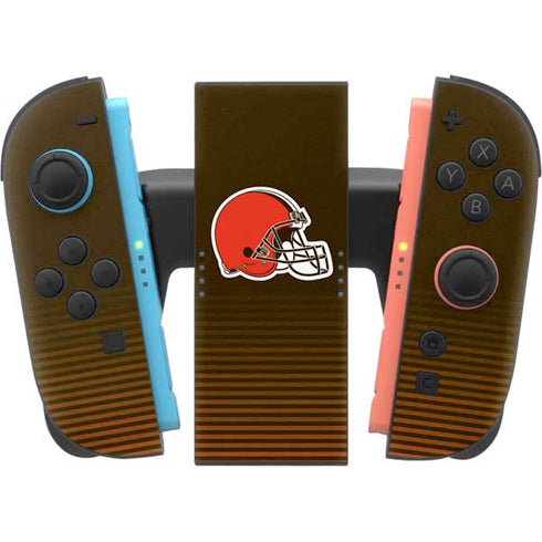 NFL Cleveland Browns Breakaway Nintendo Switch 2 (2025) Joy-Con Controller Skin