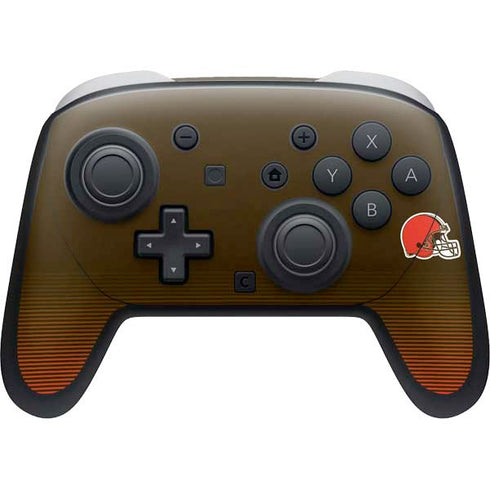 NFL Cleveland Browns Breakaway Nintendo Switch 2 (2025) Pro Controller Skin