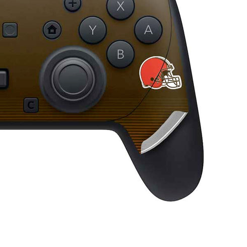 NFL Cleveland Browns Breakaway Nintendo Switch 2 (2025) Pro Controller Skin