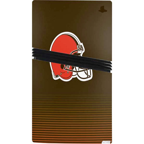 NFL Cleveland Browns Breakaway PS5 Pro Console Skin