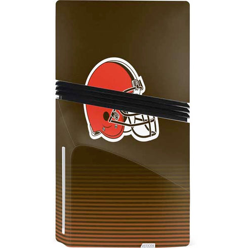 NFL Cleveland Browns Breakaway PS5 Pro Disk Console Skin