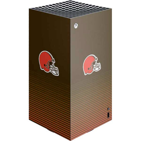 NFL Cleveland Browns Breakaway XBox Series X Digital Edition Console Skin