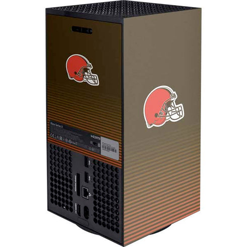 NFL Cleveland Browns Breakaway XBox Series X Digital Edition Console Skin