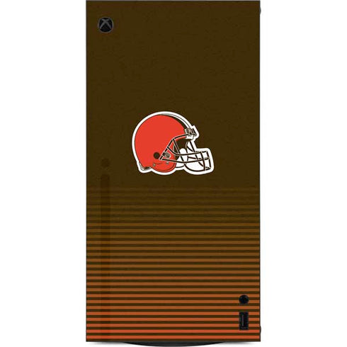 NFL Cleveland Browns Breakaway XBox Series X Digital Edition Console Skin