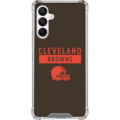 NFL Cleveland Browns Brown Performance Series Galaxy A16 5G Clear Case