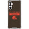 NFL Cleveland Browns Brown Performance Series Galaxy A16 5G Clear Case
