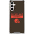 NFL Cleveland Browns Brown Performance Series Galaxy A16 5G Clear Case
