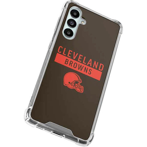 NFL Cleveland Browns Brown Performance Series Galaxy A16 5G Clear Case