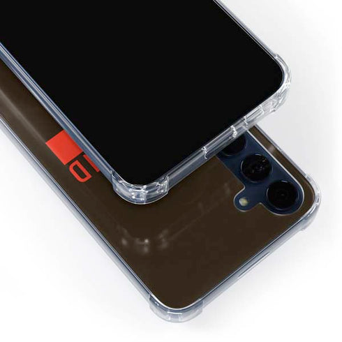 NFL Cleveland Browns Brown Performance Series Galaxy A55 5G Clear Case
