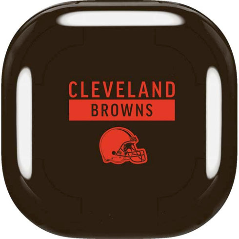 NFL Cleveland Browns Brown Performance Series Galaxy Buds Live Skin