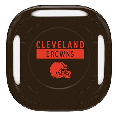 NFL Cleveland Browns Brown Performance Series Galaxy Buds Live Skin