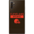 NFL Cleveland Browns Brown Performance Series Galaxy Note 10 Plus Skin