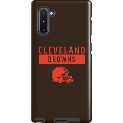 NFL Cleveland Browns Brown Performance Series Galaxy Cases