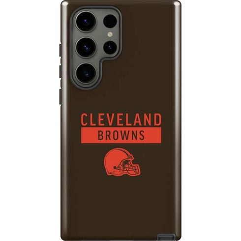 NFL Cleveland Browns Brown Performance Series Galaxy S23 Ultra Pro Case