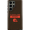 NFL Cleveland Browns Brown Performance Series Galaxy S23 Ultra Pro Case