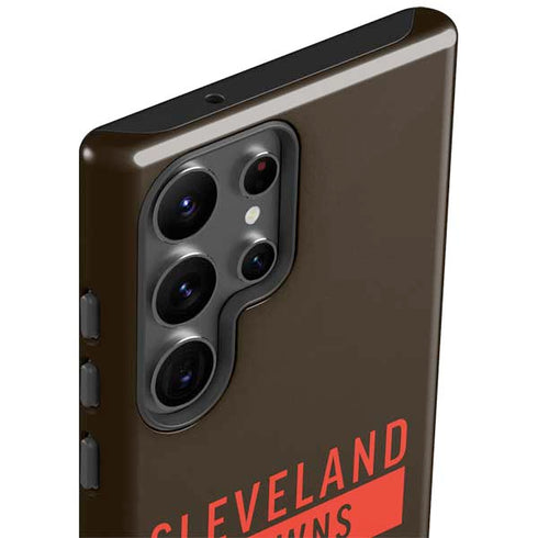 NFL Cleveland Browns Brown Performance Series Galaxy S23 Ultra Pro Case