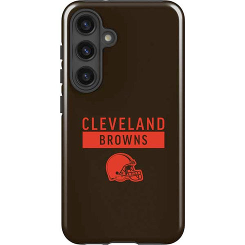 NFL Cleveland Browns Brown Performance Series Galaxy S25 Plus Impact Case