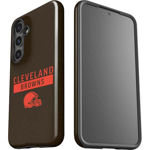 NFL Cleveland Browns Brown Performance Series Galaxy S25 Plus Impact Case