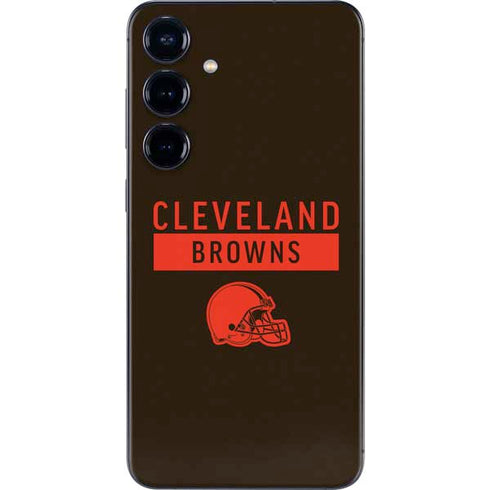 NFL Cleveland Browns Brown Performance Series Galaxy S25 Plus Skin